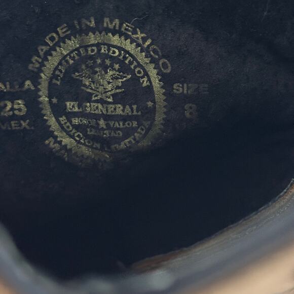 Cowboy boots women's size 8 El General Limited Ed Cross Wing Boots Western Core - Picture 12 of 12